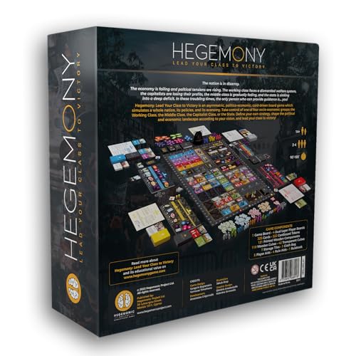 Hegemony: Lead Your Class to Victory - Unique Asymmetric Card Driven Game, Political Economic Board Game, Ages 14+, 2-4 Players - style: Base Game