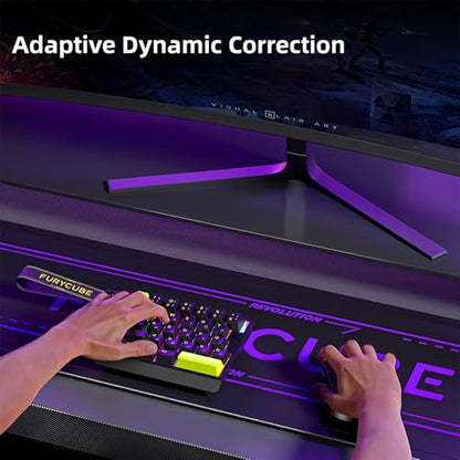 FKZ M30HE Rapid Trigger Gaming Keyboard,Hall Effect Magnetic Switch One Handed Hot Swap RGB Wired Mechanical Keyboard Adjustable Actuation 8K Hz Polling Rate Macro Keypad for E-Sports Gamer (Black) - color: Black