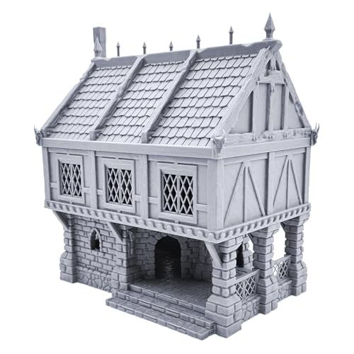 EnderToys Ulvheim Small Merchant House by Terrain4Print, 3D Printed Tabletop RPG Scenery and Wargame Terrain 28mm Miniatures