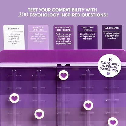 Are We Compatible? by Relatable, A Romantic Relationship Card Game and Couples Games for Adults - Perfect for Fun Date Night Ideas, Gifts for Girlfriend, or Wedding Gifts for Newlyweds - style: Are We Compatible