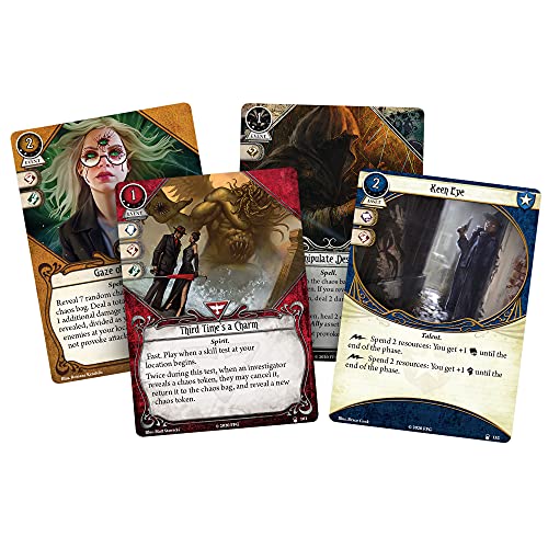 Arkham Horror The Card Game Devil Reef MYTHOS PACK | Horror Game | Mystery Game | Cooperative Card Game for Adults | Ages 14+ | 1-2 Players | Average Playtime 1-2 Hours | Made by Fantasy Flight Games - size: Mythos Pack, style: Devil Reef