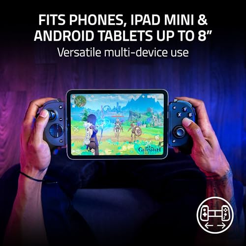 Razer Kishi V3 Pro Gaming Controller for iPhone, Android & Tablets, USB-C | iPhone 15, 16, 17 Series & iPad mini up to 8", Full Sized TMR Thumbsticks, Back Buttons, PC Remote Play, Haptics - style: Kishi V3 Pro