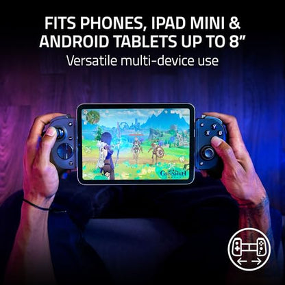Razer Kishi V3 Pro Gaming Controller for iPhone, Android & Tablets, USB-C | iPhone 15, 16, 17 Series & iPad mini up to 8", Full Sized TMR Thumbsticks, Back Buttons, PC Remote Play, Haptics - style: Kishi V3 Pro