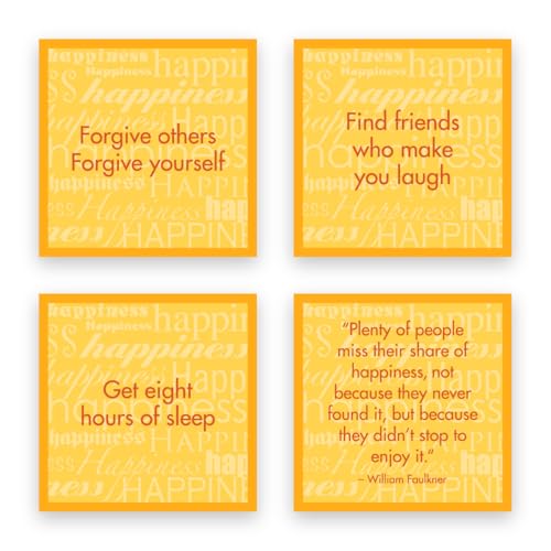 TableTopics Happiness Question Card Game - 135 Conversation Starter Cards with Tips, Ideas, & Quotes to Spark Meaningful Discussions with Adults at Dinner Parties, Girls’ Nights, and More