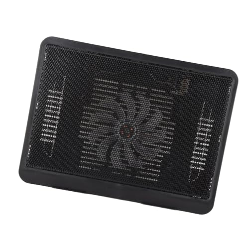 SUNGOOYUE Laptop Cooler Cooling Pad with Super Quiet Fan Ergonomic Stand USB Hub for Gaming Movies Black
