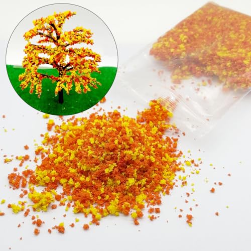 Cayway Tree Powder Model, Mixed Color Simulation Tree Powder, Simulation Flower Modelling Powder, DIY Model Trees Basing Material Kit for Building Model Railway Fairy Garden Diorama Scenery - style: Style B