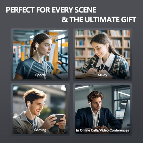 in Ear Monitor, HiFi Headphones with Dual Magnetic Dynamic Driver, White | Hybrid Banlance Armature with Dynamic in Ear Headphones IEM Earphones Gaming Earbuds no Mic - color: YJS-820-White no Mic