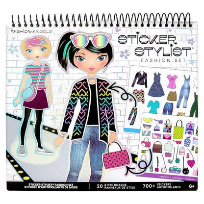 Fashion Angels Designer Kit for Girls | Fashion Activity Sticker Book with 700+ Stickers, Road Trip Essentials, Ideal for Kids Ages 6+ - style: Fashion Design