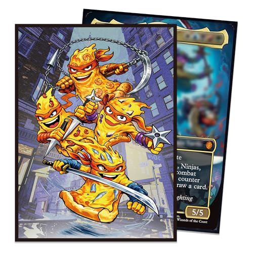 Kabinka MTG Card Sleeves-Turtles 100 Standard Size Pack | Clear Front & Matte Finish Back MTG Sleeves for Magic The Gathering TCG - color: B