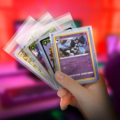 EVORETRO Resealable Team Bags for Trading Cards - 100 Pack Trading Card Team Bags for Toploaders & One-Touch (35pt–100pt) - Acid-Free Crystal Clear TCG Card Sleeves for Storage & Display - size: Resealable Team Bags (Pack of 100)