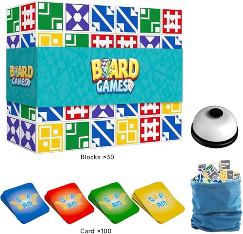 Family Matching Game for Kids & Adults, Block Puzzle Board Games for Boys & Girls Ages 6-8 8-12, 2+ Player Card Puzzles for Children 6+ Year Olds - size: Edition 1.0: 2-6 players