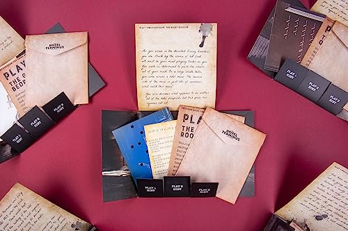 Fizz Creations Escape from The Haunted Hotel – 60-Minute Escape Room Board Game for 1–6 Players, Ages 16+, Mystery Puzzle Adventure, Ideal for Parties, Family Game Nights, and Halloween Fun