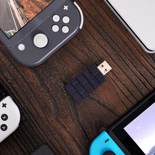 8BitDo Wireless USB Adapter 2 for Switch/Switch 2/Pro Controller, Windows PC, Mac & Raspberry Pi, Compatible with Xbox Series X & S, Xbox One Bluetooth, PS5 Controller-Black - color: USB Adapter2-Black