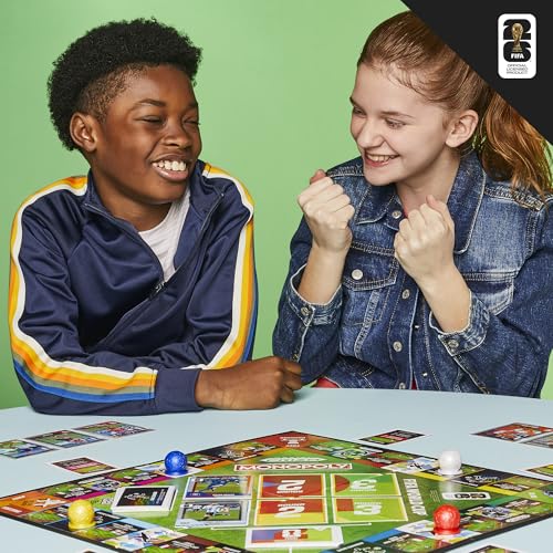 Monopoly Panini Prizm: FIFA World Cup Game I Soccer Board Game with Monopoly Panini Prizm FIFA World Cup 2026 Trading Cards I Ages 8+ - style: Monopoly Panini Board Game