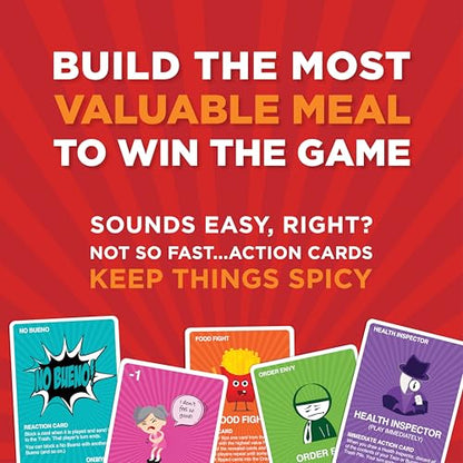 Taco vs Burrito Collectors Tin - The Wildly Popular Surprisingly Strategic Card Game Created by a 7 Year Old - 5 Ways to Play - Fun Family Games for Kids and Adults, Game Night, Travel Games - style: TvB Tin