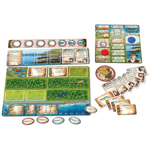 Nusfjord Board Game Big Box Edition - Complete Card Deck Collection, Includes All Expansions, Strategy Game for Kids & Adults, Ages 12+, 1-5 Players, 20-100 Min Playtime, Made by Lookout Games