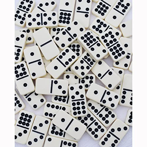 Dominos Game Double 9 - Dominos Set for Adults and Kids Ages 8 and up - Double Nine Dominoes Set, Classic Board Games - Domino Set for Family Game Nights - Double Nine Dominos Set 55 Tiles with Case - style: Double 9