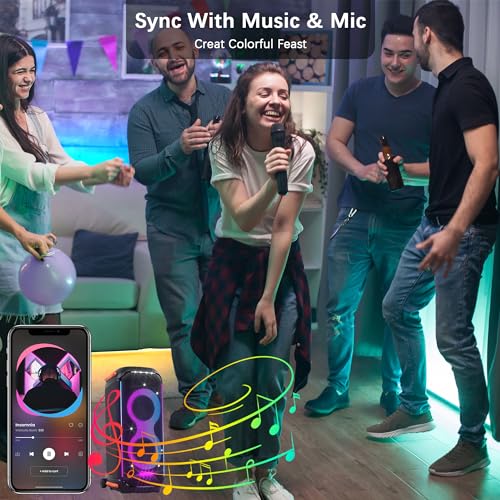 Cozylady RGB Neon Light LED Rope Light,Waterproof Bluetooth APP Remote Control Music Sync Strip Light,24V Flexible DIY Silicone Light for Bedroom Home Indoor Outdoor Decoration - size: 7.5M/25Ft