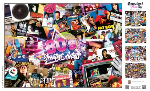 MasterPieces Greatest Hits - 80's 1000pc Puzzle - style: 80's Greatest Artists
