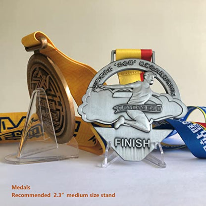 Challenge Coin Display Stand Coin Holder, 25 PCS 1.4" Acrylic Stands for Display Coins Easel Trading Cards Challenge Medals Casino Chips or Other Small Items at Museum Home Decoration Birthdays Tables - size: 25 PCS / 1.4"