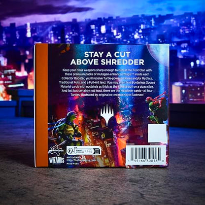 Magic: The Gathering | Teenage Mutant Ninja Turtles - Collector Booster Box | 12 Packs | Collectible Trading Card Game