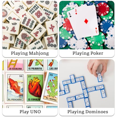 Hydrangeas Mahjong Table Mat, Non-Slip Noise Reduction Mah Jong Mat with Carrying Bag, Game Table Cover for Mahjongs Poker Card, Festival Birthday Gift for Mahjong Lovers, 31x 31In - color: Hydrangea