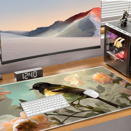 for MTG Playmat Non-Slip Rubber Play Mat with Storage Bag Combination, Ideal for Card Game Lovers TCG Play Mat, Cute Bird - color: Cute Bird