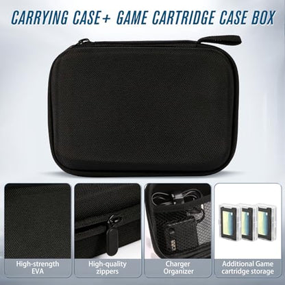 Carrying Case for Gameboy Game Cartridges, Portable Protective Case for Gameboy Advance and SP Games, Holds 20 Game Cartridges, Comes with 3 Small Clear Cases - style: Cartridges
