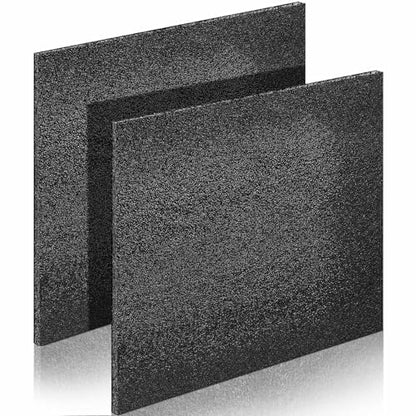 Hoolerry 2 Pcs Customizable Polyethylene Foam Packing Inserts for Cases Thick Polyethylene Cuttable Foam Sheet for Tool Box, Camera, Crafts, Storage and Crafts (12" X 10" X 0.5",Black) - size: 12" X 10" X 0.5"
