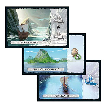 Asmodee 7 Wonders Armada Expansion - Naval Warfare and Enhanced Player Interaction, Strategy Game for Kids & Adults, Ages 10+, 3-7 Players, 40 Minute Playtime | Command powerful fleets and explore new islands in this epic expansion. Ages 10+, 3-7 Players,