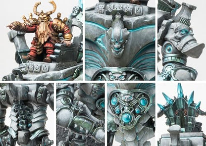 Stone Forged Dweghom | Plastic Monster Miniature, 38mm Scale, 19.5cm Height, Includes Command Card