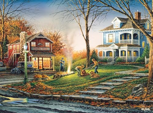 Buffalo Games - Aroma of Fall - 1000 Piece Jigsaw Puzzle for Adults | Officially Licensed, Silver Select, Foil Finish, Recycled Board, Giftable Display Box