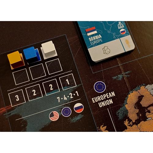 World Order - Political & Economic Events Board Game, Asymmetric Card Driven Play, Global Power Area Control, Deck-Building, Ages 14+, 2-4 Players - style: Political & Economic Events