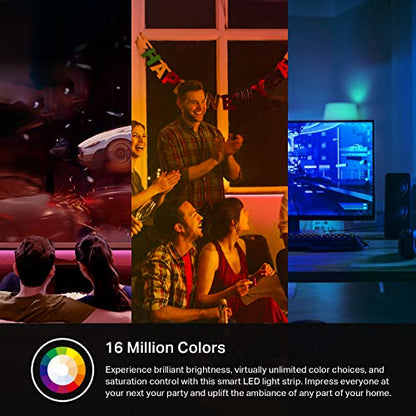 Kasa Smart LED Light Strip, RGB, 32.8ft, Multicolor, KL400L10 - size: 32.8 Ft