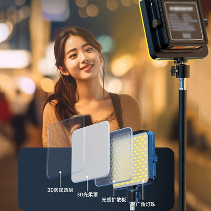 Outdoor Lights LED Camping Lights Live Broadcast Supplementary Lighting Portable Rechargeable and Long-lastin