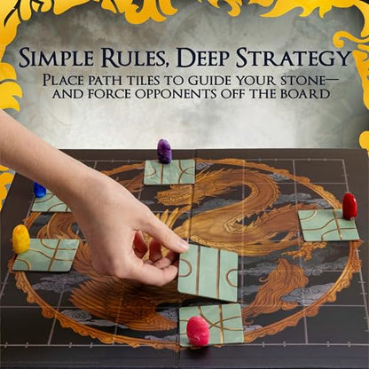 Tsuro Complete Collection – 20th Anniversary Edition Board Game + Tsuro of the Seas + Veterans of the Seas Expansion | Strategy Games for 2-8 Players Ages 8+