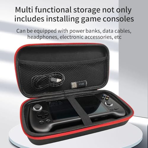 Hesupy Hard Carrying Case for RG556 Retro Handheld Game Console, Travel Storage Bag for RG556 Portable Organizer Protective Cover Shockproof Protection Case