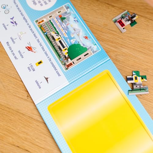 Melissa & Doug Take-Along Magnetic Jigsaw Puzzle Set – Vehicles (2 x 15 Piece) Travel Activity Toy for Preschoolers and Kids Ages 3+ - size: 8.5 x 7.25 x 0.3 inches, style: Vehicles