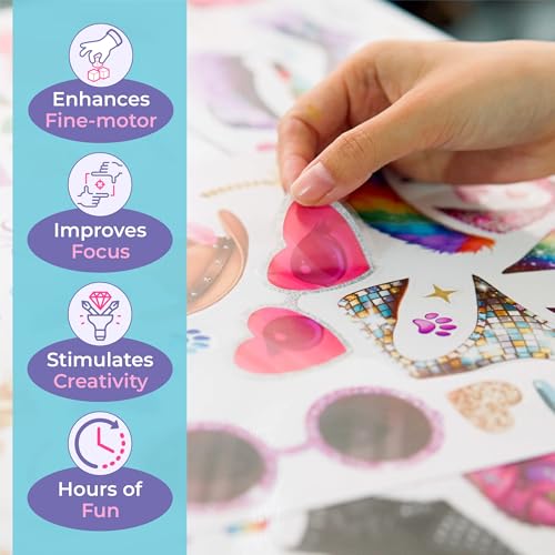 Sticker Dress Up Activity Book for Kids Superstar Kitten - color: Dress Up - Superstar Kitten