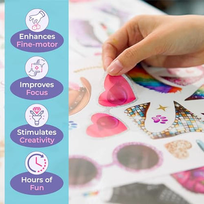 Sticker Dress Up Activity Book for Kids Superstar Kitten - color: Dress Up - Superstar Kitten