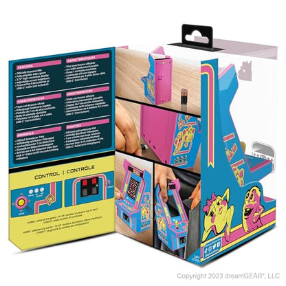 My Arcade Ms. Pac-Man Micro Player Pro: Classic Arcades, 2.75 Inch Screen, Retro Gaming, Games for Kids and Adults - style: Ms Pac Man