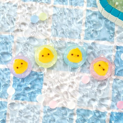 Swimming Duck Switch 2 Joycon Thumb Grips Caps, 4 PCS Cute Kawaii 3D Silicone Analog Thumbstick Button Cover for NS Switch 2 Joystick Caps - color: Swimming Duck for NS2