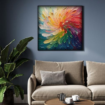 Impossible 1000-Piece Rainbow Art Painting Puzzle, Hard Challenge for Adults - style: Painting Puzzle
