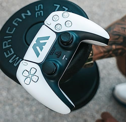 MODDEDZONE Smart Extreme Modded Controller + Anti Recoil | Back Remappable Paddles | Interchangeable Thumbsticks | Hair Triggers | Tactical Buttons | Compatible with PS5 Console & PC | APP controlled (White) - color: White