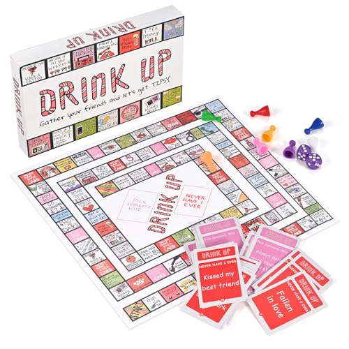 GOLDGE Interactive Party Board Game Mat for Adults Families (First Edition) | Funny, Easy to Play with 2-8 Players. Perfect for Friends' Gatherings & Any Occasion