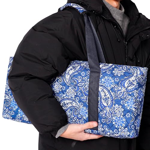 American Mahjong Game Set, 166 Blue Tiles (1.2”), 4 All-in-One Color Rack/Pushers & Drawstring Bag, Complete Mahjong Sets with Blue Printed Carrying Bag and Mahjong Tile Set Accessories - color: Blue