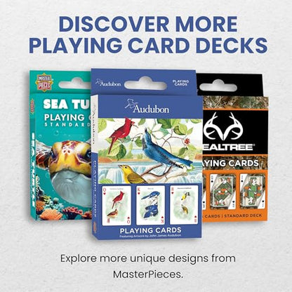 MasterPieces Officially Licensed Audubon Playing Cards - 54 Card Deck for Adults - style: Audubon