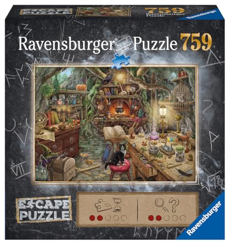 Ravensburger 759-Piece Escape Puzzle - The Witches' Kitchen | Engaging Jigsaw for Kids & Adults | Exciting Escape Room Experience | Ideal for Family Game Nights | FSC-Certified Materials