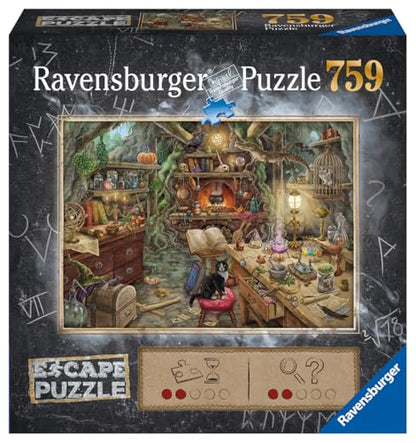 Ravensburger 759-Piece Escape Puzzle - The Witches' Kitchen | Engaging Jigsaw for Kids & Adults | Exciting Escape Room Experience | Ideal for Family Game Nights | FSC-Certified Materials