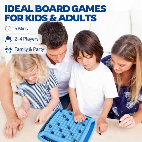 Magnet Game, Magnetic Game for Kids and Adults, Table Top Board Game for Kids 8-12, Magnet Chess Game 40Pcs for Family Games Night, 2-4 Players - style: 40 PCS Chess Pieces